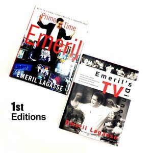 1st Edition Emeril Lagasse Cookbooks – Prime Time & Emeril’s TV Dinners